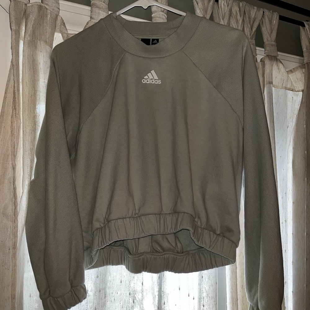 Light green Adidas sweatshirt